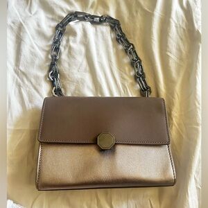 Louise et Cie - Shoulder Bag with Chunky Slate chain.